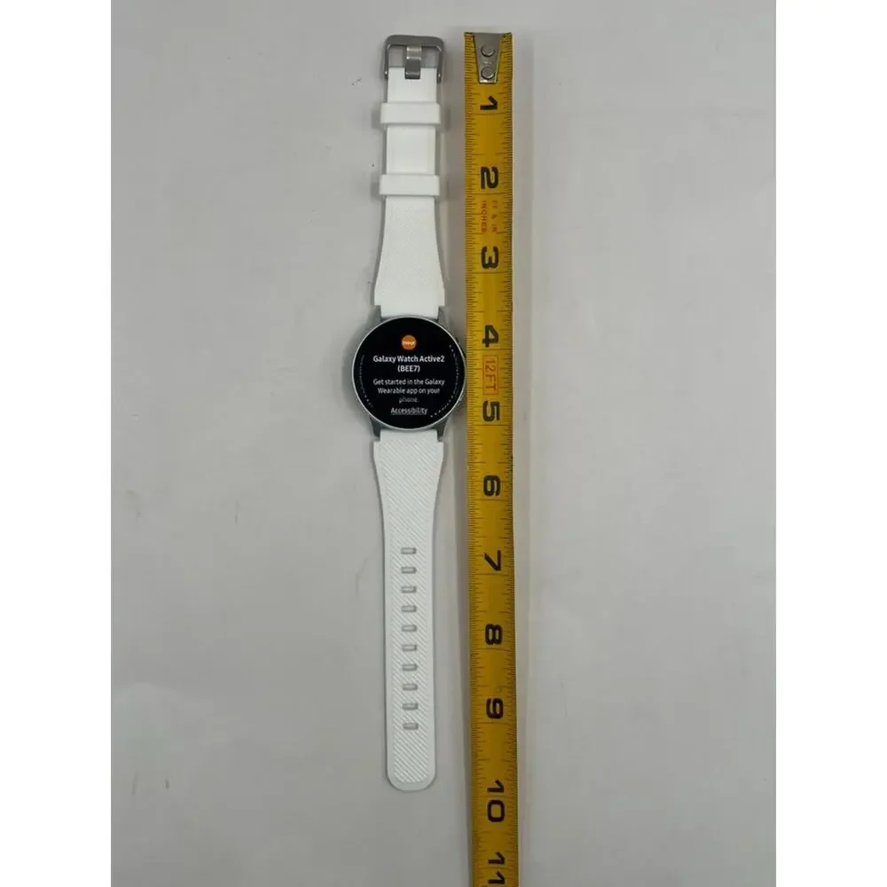 Samsung Galaxy Watch Active2 SM-R830 40mm Bluetooth Silver White Band 4gb